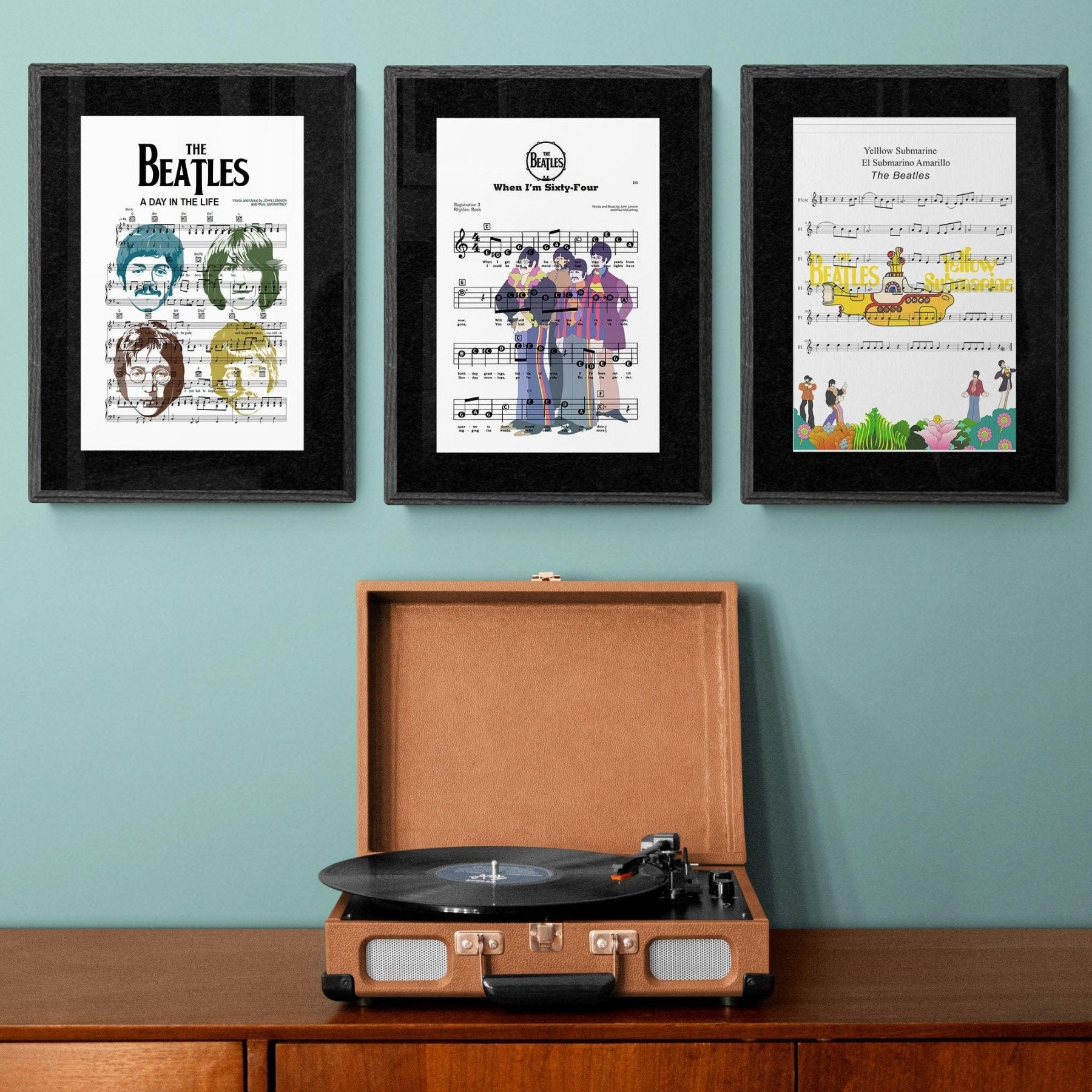 The Beatles - When I'm Sixty - Four Poster - 98typesMusic