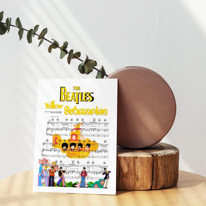 The Beatles - Yellow Submarine Print - 98typesMusic