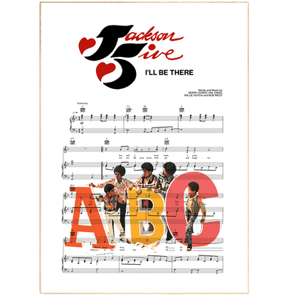 The Jackson 5 - I'll Be There Poster - 98typesMusic