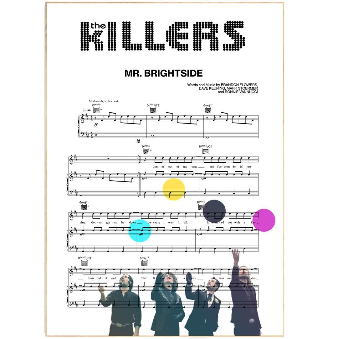 The killers - Mr Brightside Poster - 98typesMusic