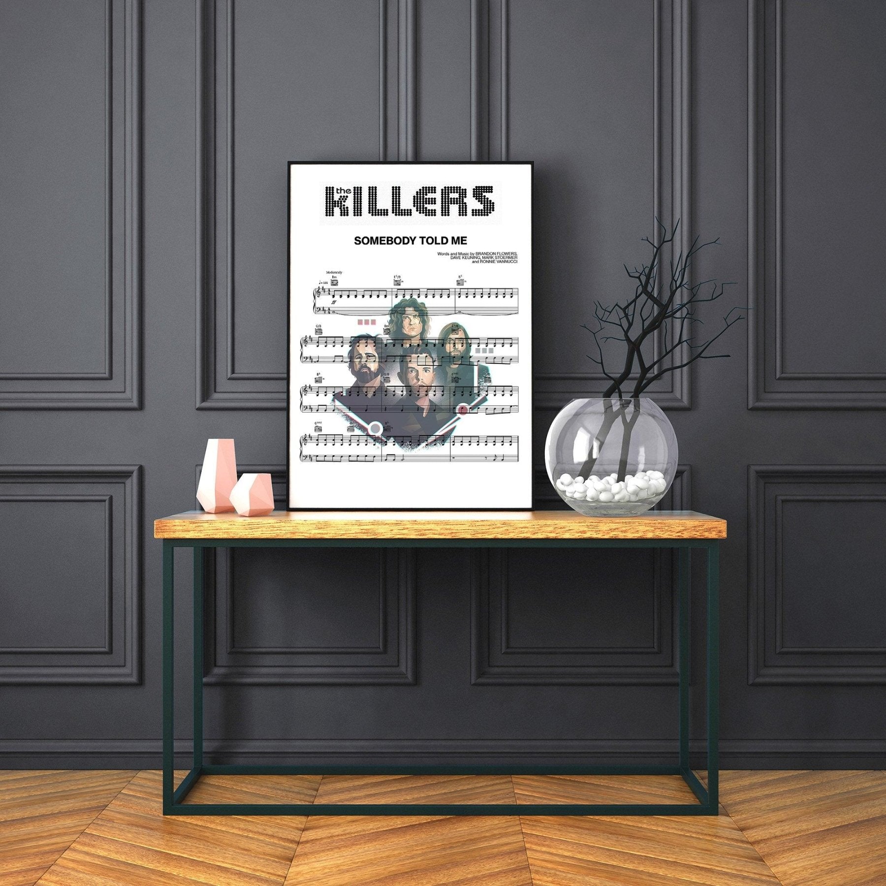 The killers - Somebody told me Poster - 98typesMusic