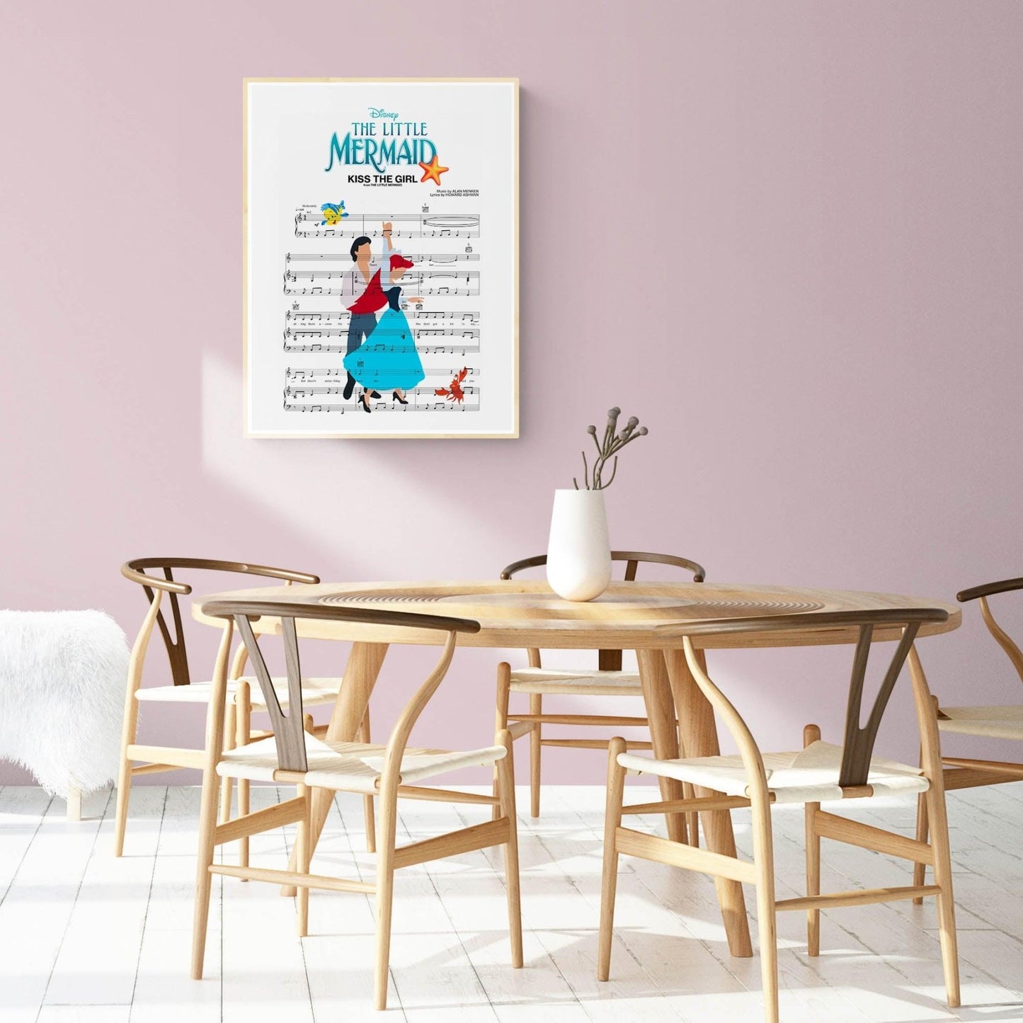 The Little Mermaid - KISS THE GIRL Print - 98typesMusic