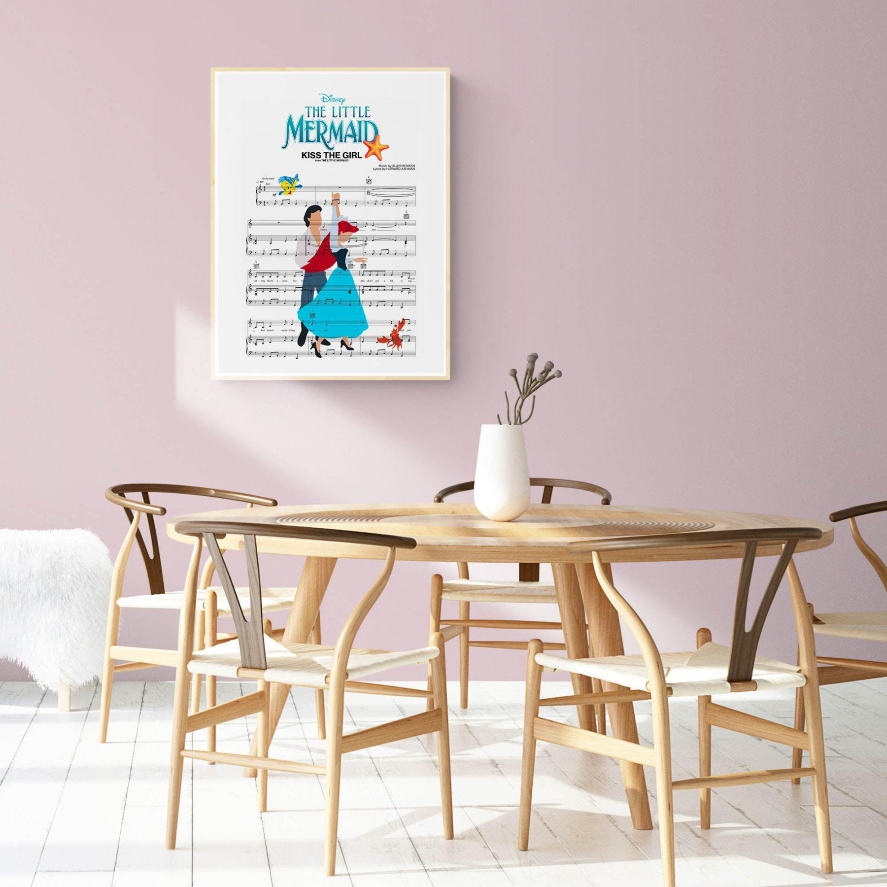 The Little Mermaid - KISS THE GIRL Print - 98typesMusic