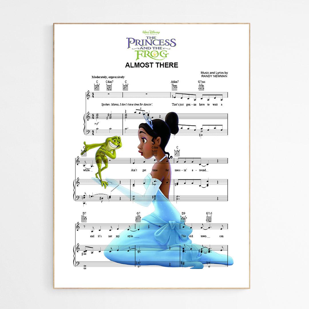 The Princess and the Frog - Almost There Print - 98typesMusic