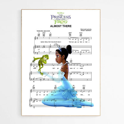 The Princess and the Frog - Almost There Print - 98typesMusic