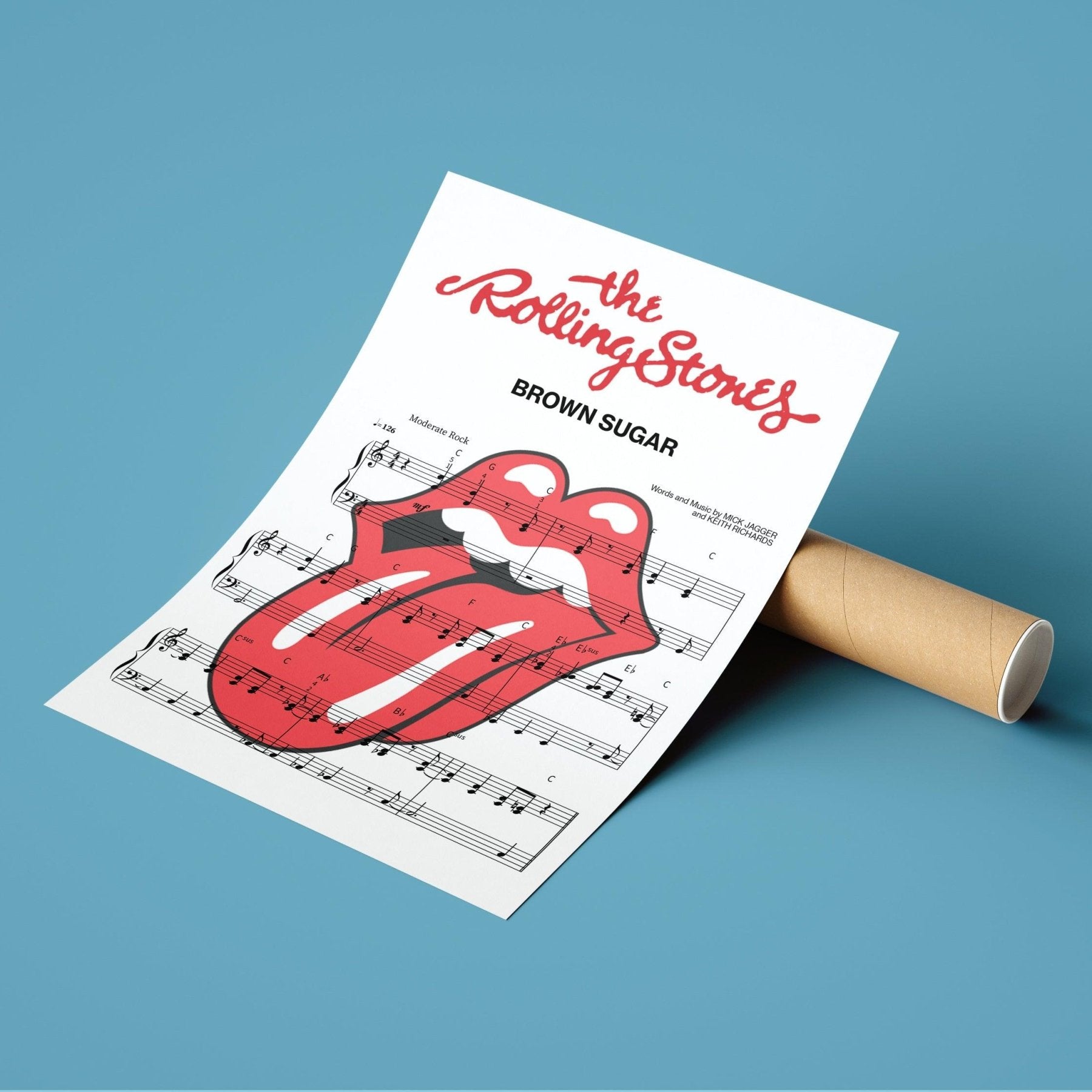 The Rolling Stones - Brown Sugar Poster - 98typesMusic