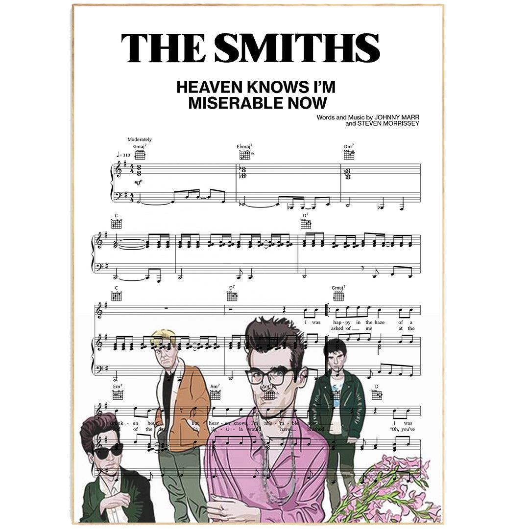 The Smiths - Heaven Knows I'm Miserable Now Poster - 98typesMusic
