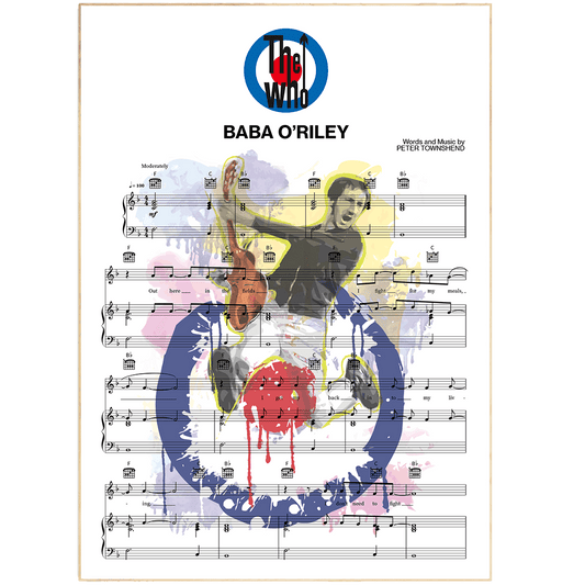 The Who - Baba O'riley Poster - 98typesMusic