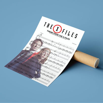 THE X - FILES - THEME Poster - 98typesMusic