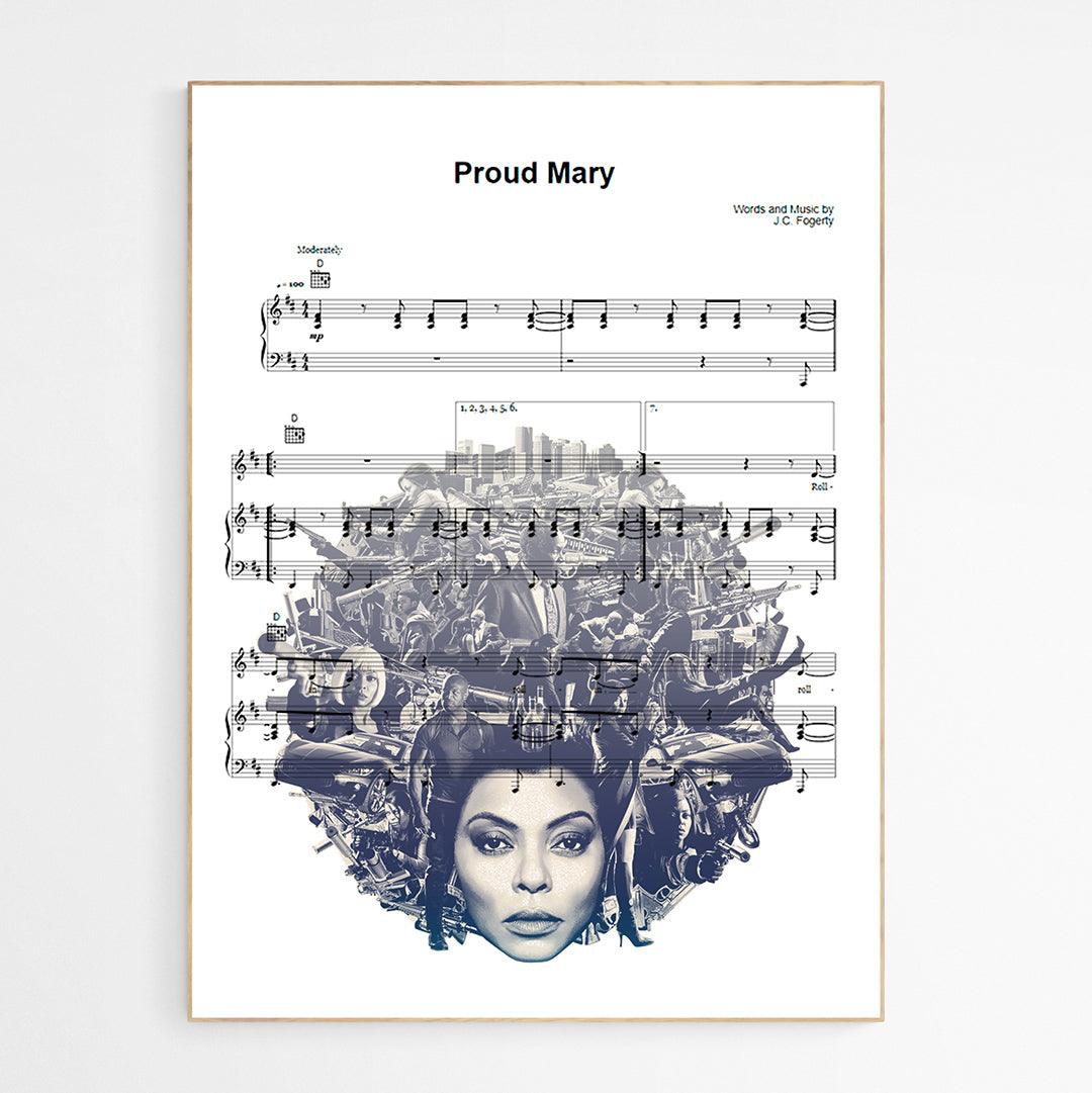 Tina Turner - Proud Mary Print - 98typesMusic