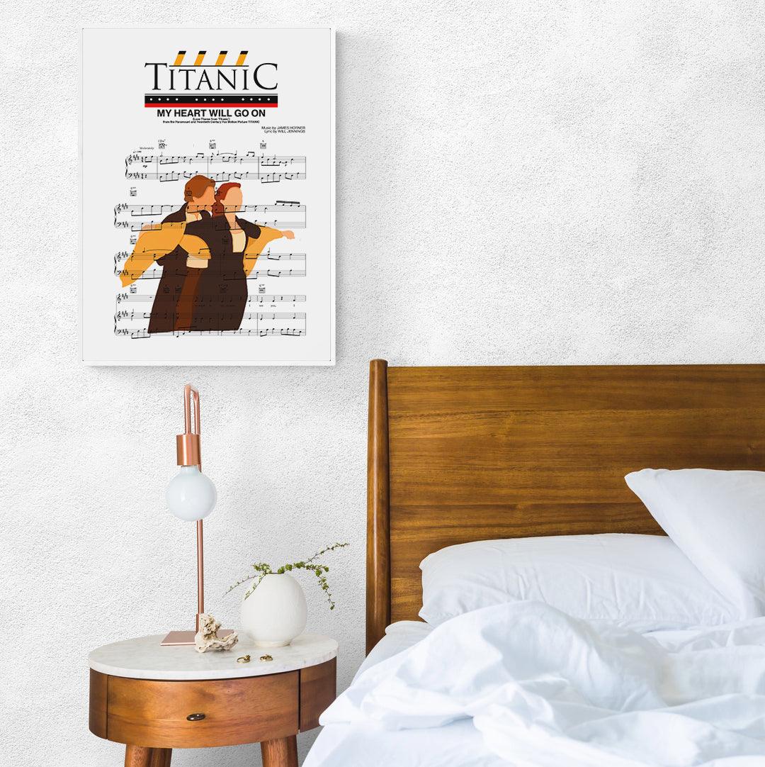 Titanic - My Heart Will Go On Theme Song Print - 98typesMusic