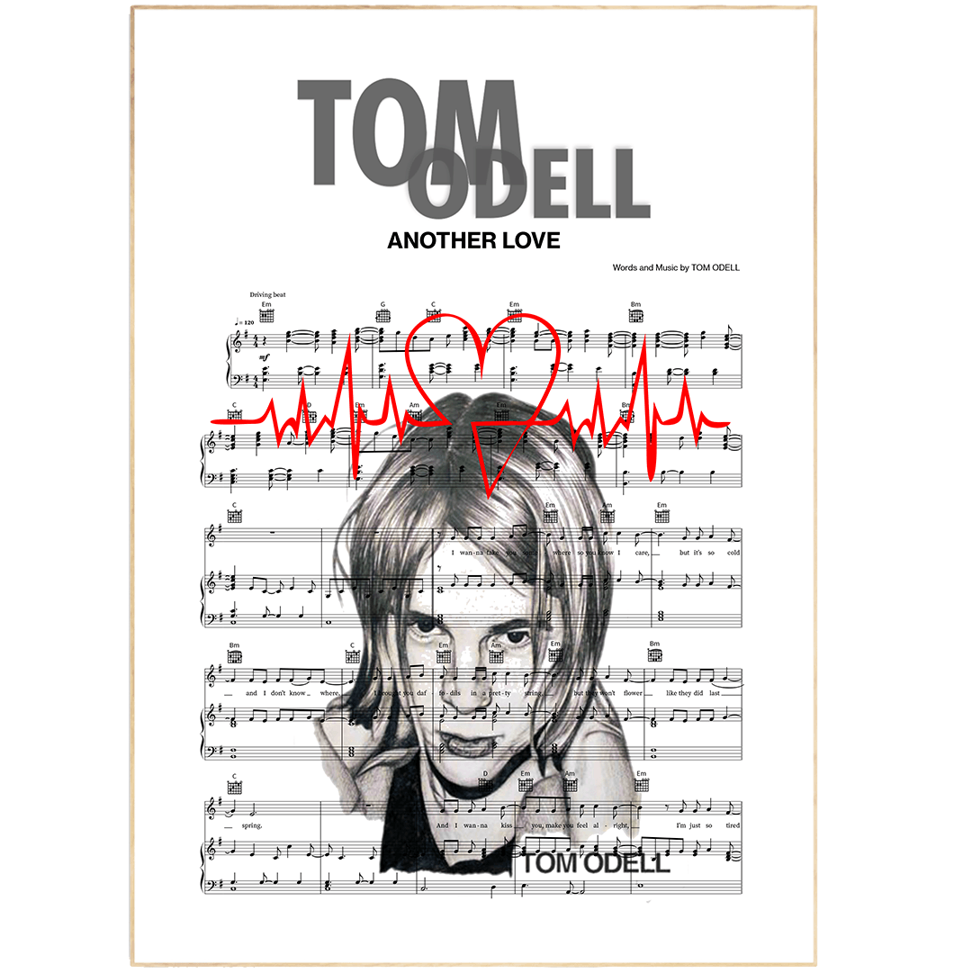 Tom Odell - ANOTHER LOVE Poster - 98typesMusic