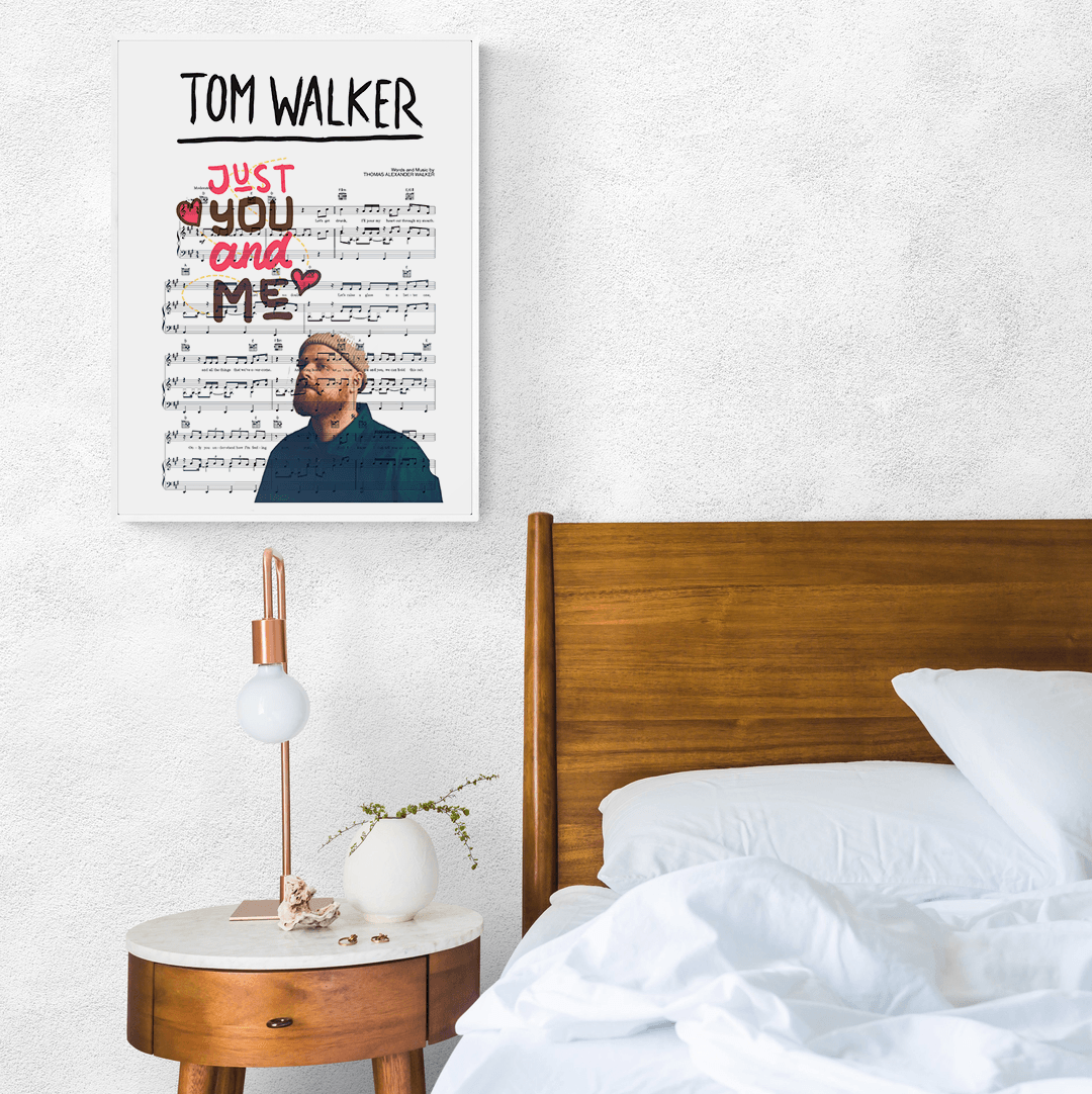 Tom Walker - JUST YOU AND I Poster - 98typesMusic