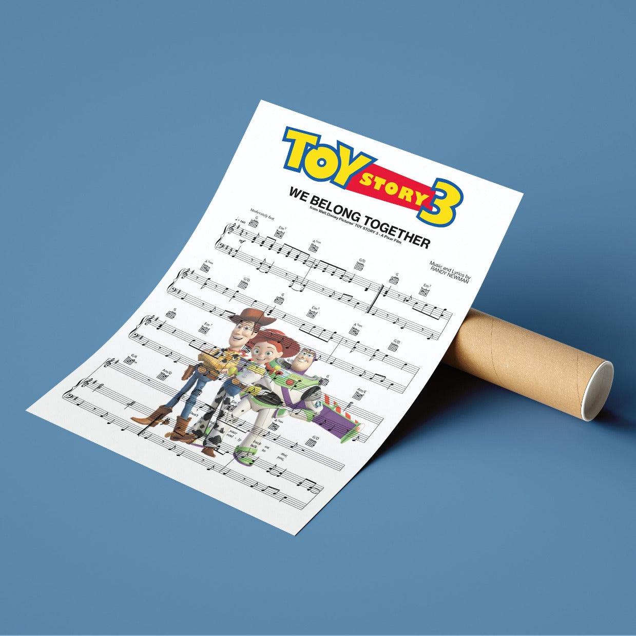 Toy Story 3 - We Belong Together Poster - 98typesMusic