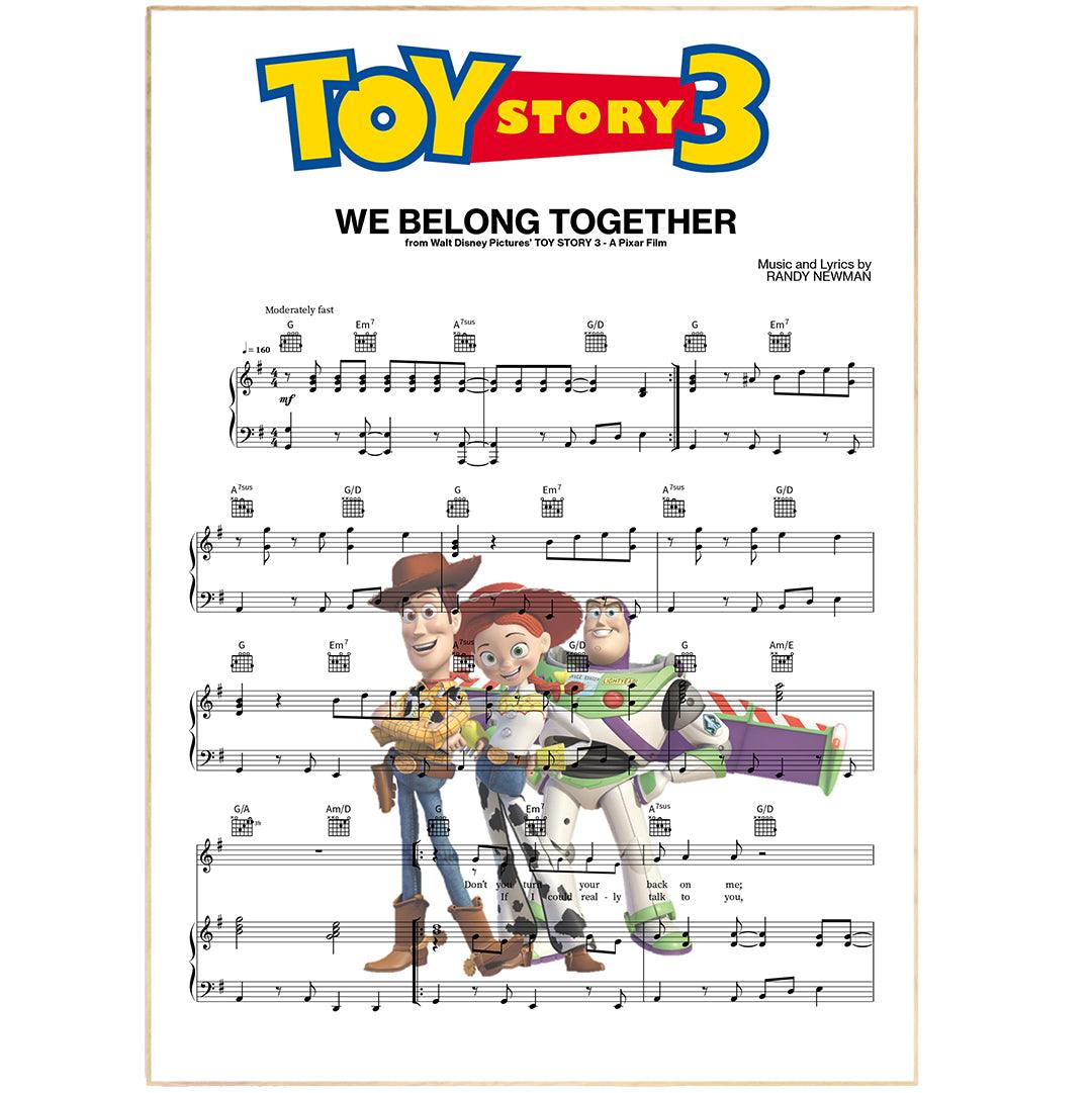 Toy Story 3 - We Belong Together Poster - 98typesMusic
