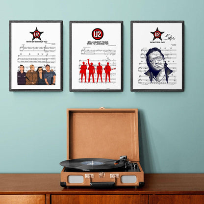 U2 - With Or Without You Poster - 98typesMusic