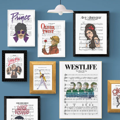 Westlife • You Raise Me Up Print - 98typesMusic