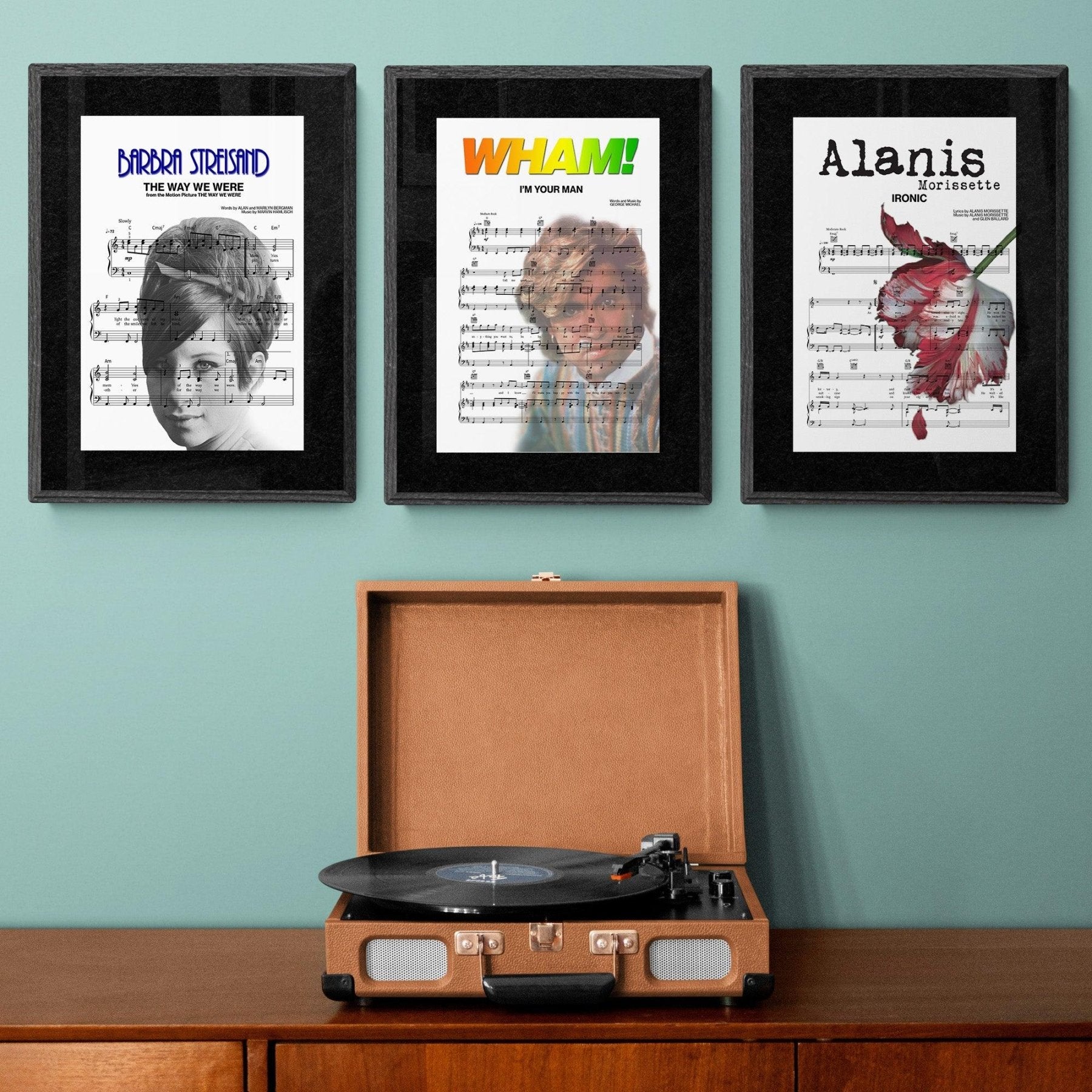 Wham - George Michael - Im your man Poster - 98typesMusic