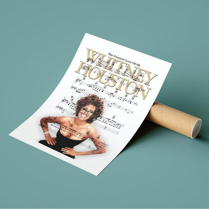 Whitney Houston • Greatest Love Of All Print - 98typesMusic