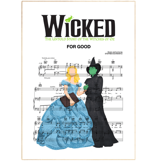 Wicked - For good Print - 98typesMusic