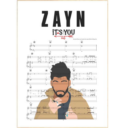 ZAYN - iT's YoU Poster - 98typesMusic