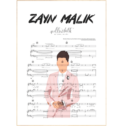 Zayn - Pillowtalk Poster - 98typesMusic