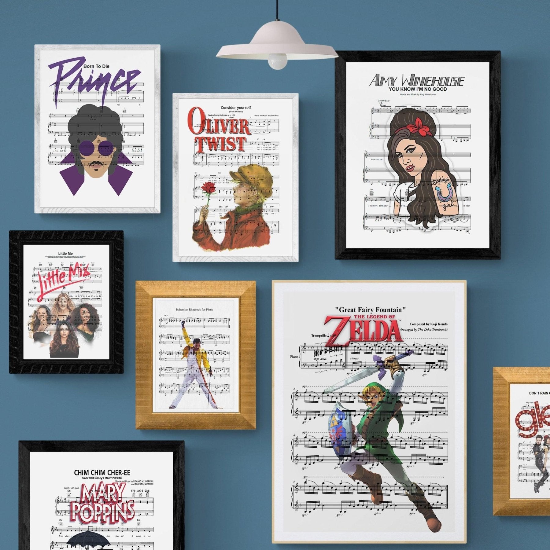 Zelda • Great Fairy's Fountain Theme Print - 98typesMusic