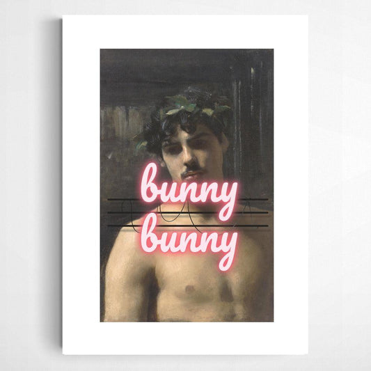 Bunny Bunny Neon print - 98typesPOP ART