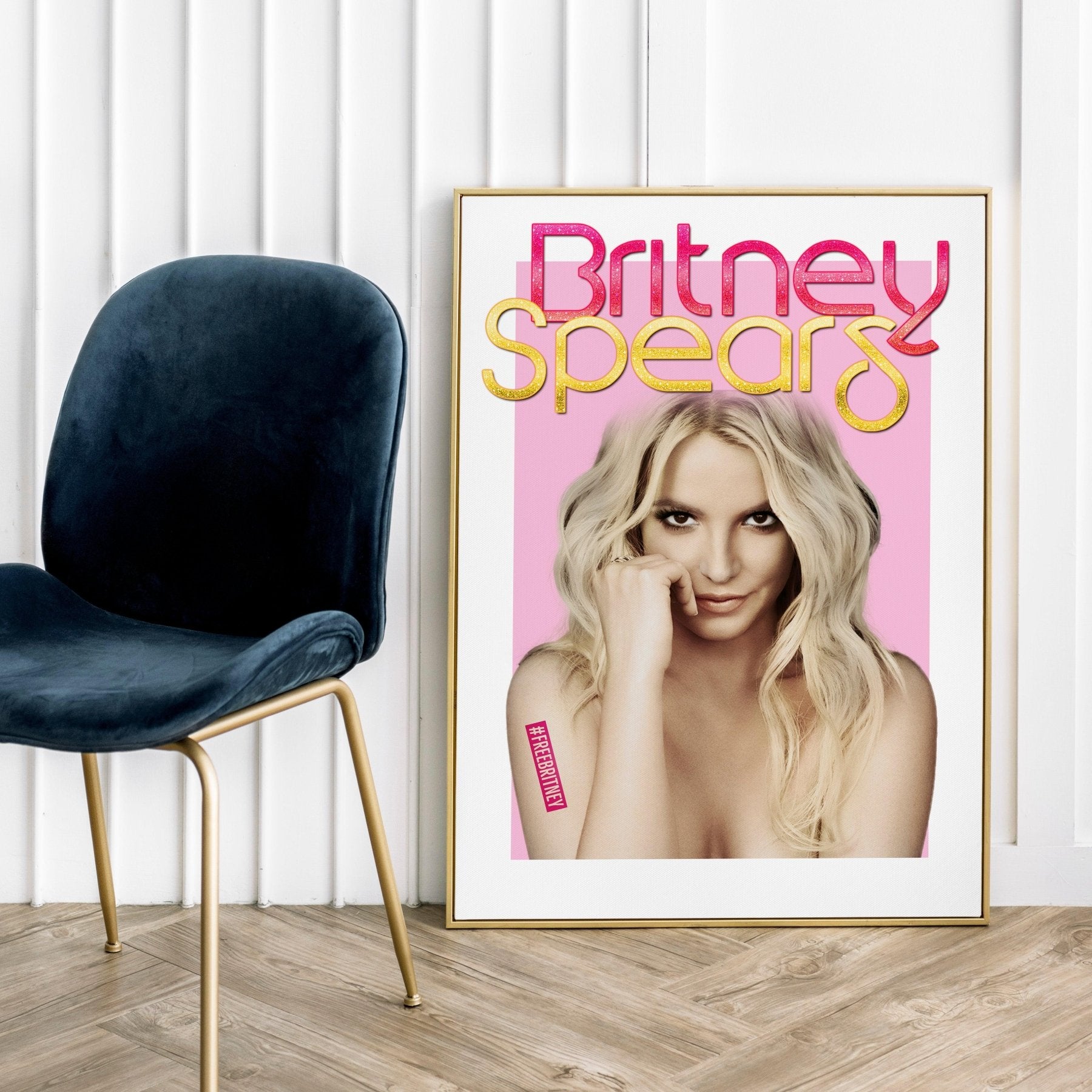 Free Britney with Love Art Print - 98typesPOP ART