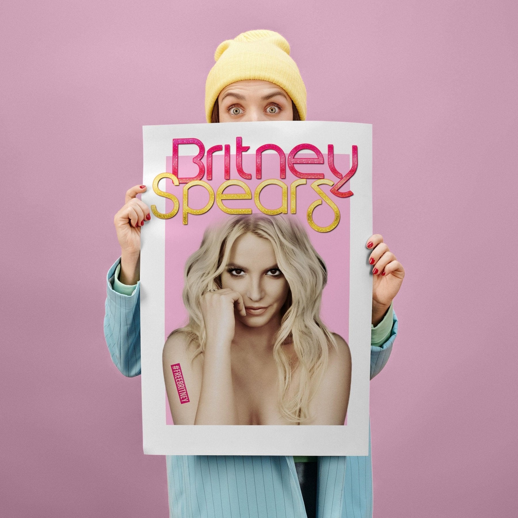 Free Britney with Love Art Print - 98typesPOP ART