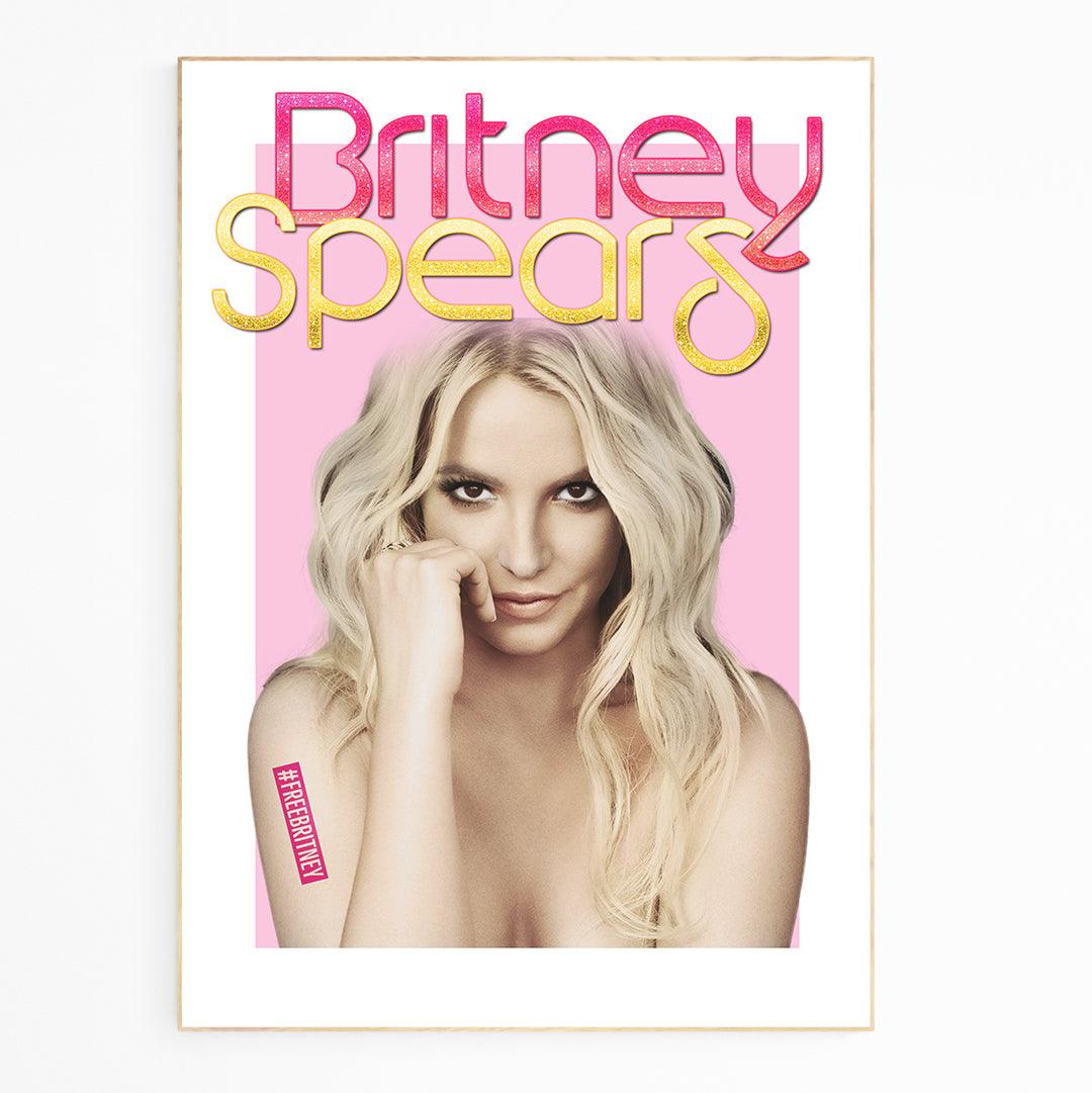 Free Britney with Love Art Print - 98typesPOP ART