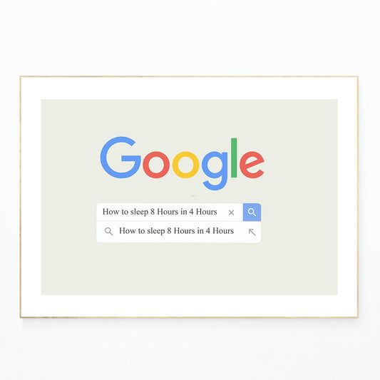 How to Sleep 8 hours in 4 hours Poster - 98typesPOP ART