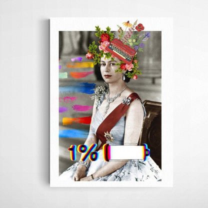 I am the queen of England - 98typesPOP ART