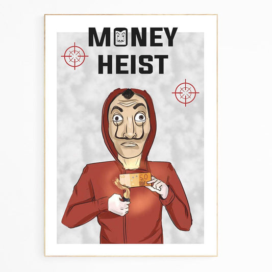 Money Heist | La Casa De Papel Poster - 98typesPOP ART