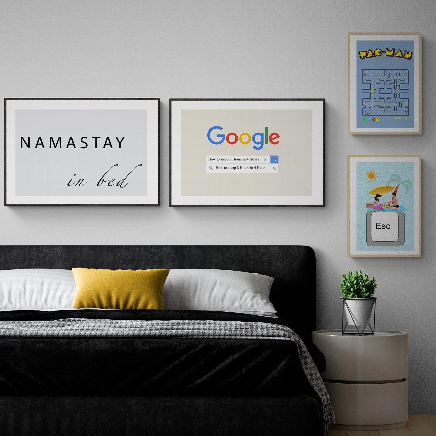 Namastay in Bed Poster - 98typesPOP ART