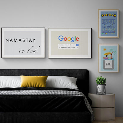 Namastay in Bed Poster - 98typesPOP ART