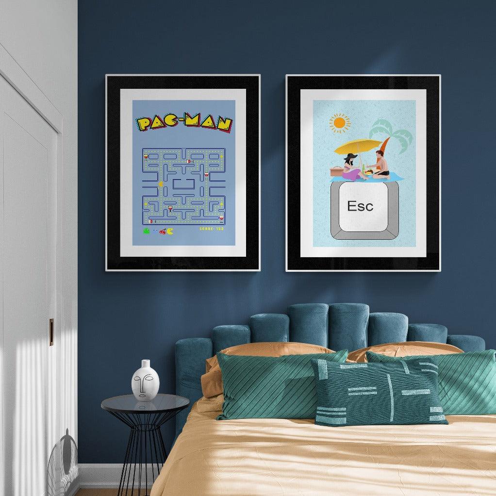 Pacman Universe Art Print - 98typesPOP ART