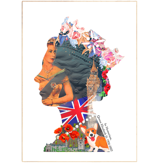 QUEEN ELIZABETH WALL ART POSTER - 98typesPOP ART