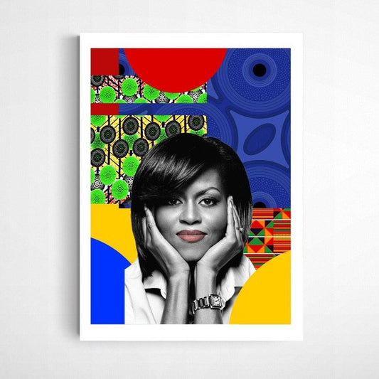 Queen Michelle Obama Print - 98typesPOP ART