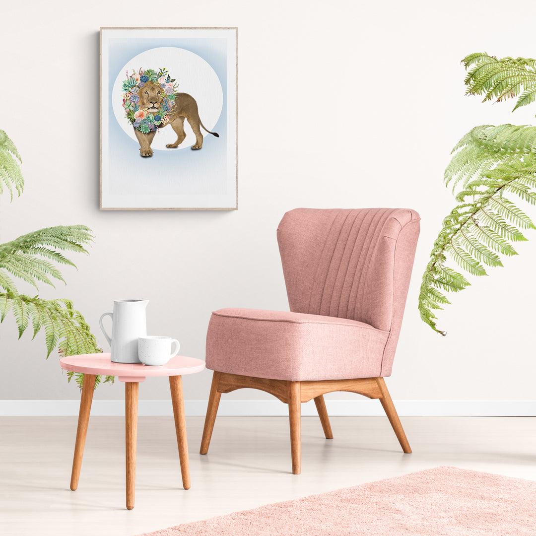 Succulents Lion Poster - 98typesPOP ART