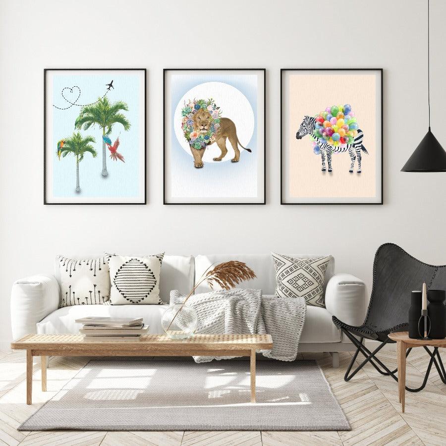 Succulents Lion Poster - 98typesPOP ART