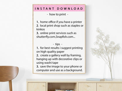 Set of 6 Mine Craft PRINTABLE Poster - 98typesPRINTABLES