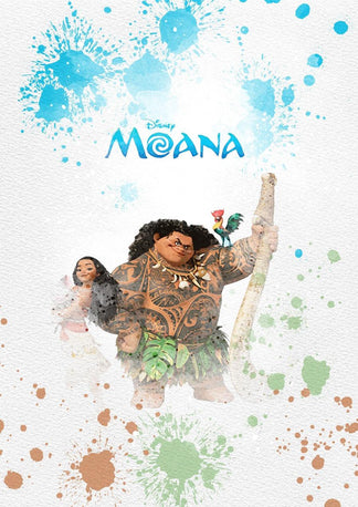 Set of 6 Moana Disney PRINTABLE Poster – 98 Types Studio