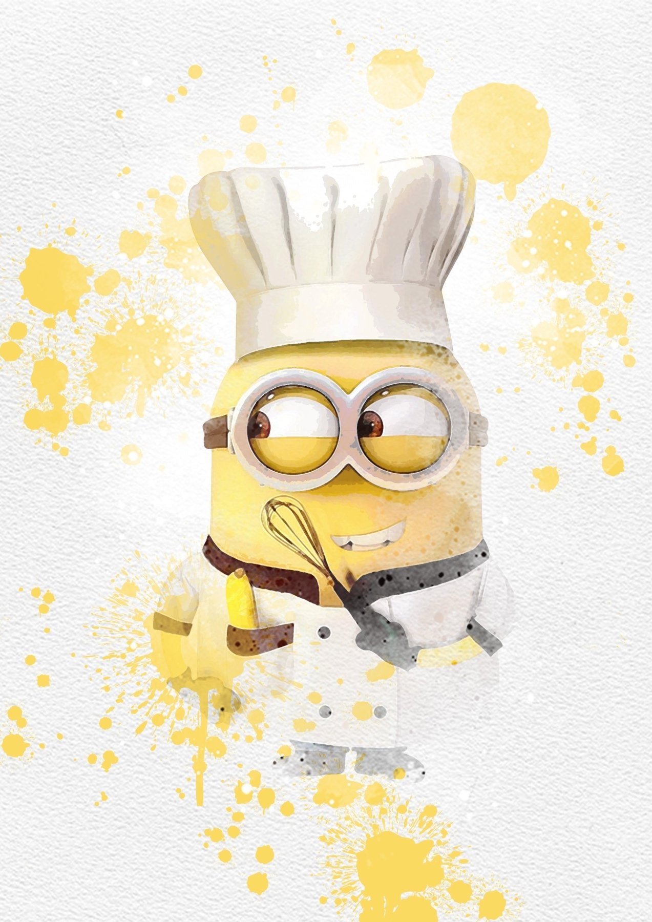 Set of 8 minions Disney Watercolour Printable Poster - 98typesPRINTABLES