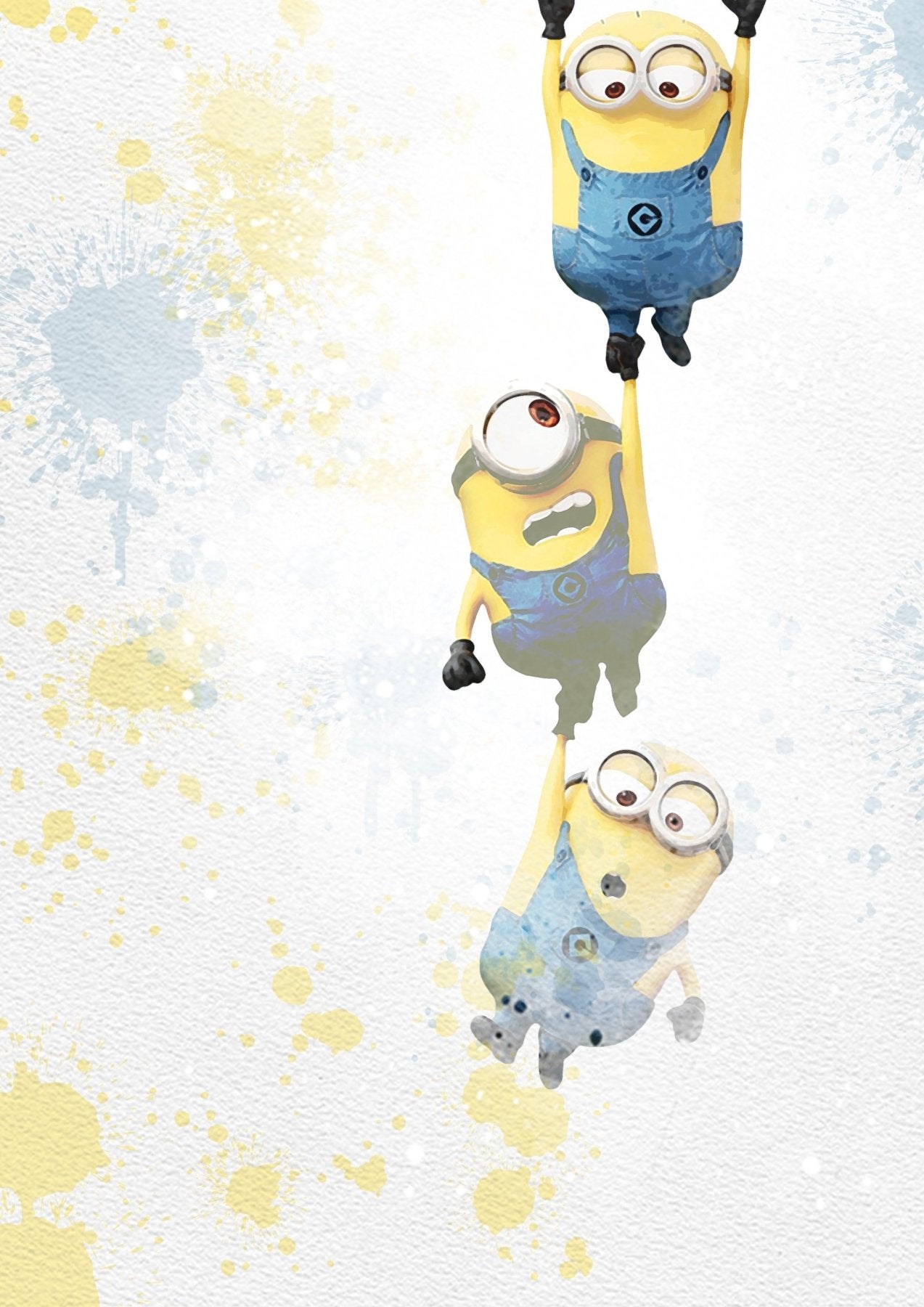 Set of 8 minions Disney Watercolour Printable Poster - 98typesPRINTABLES