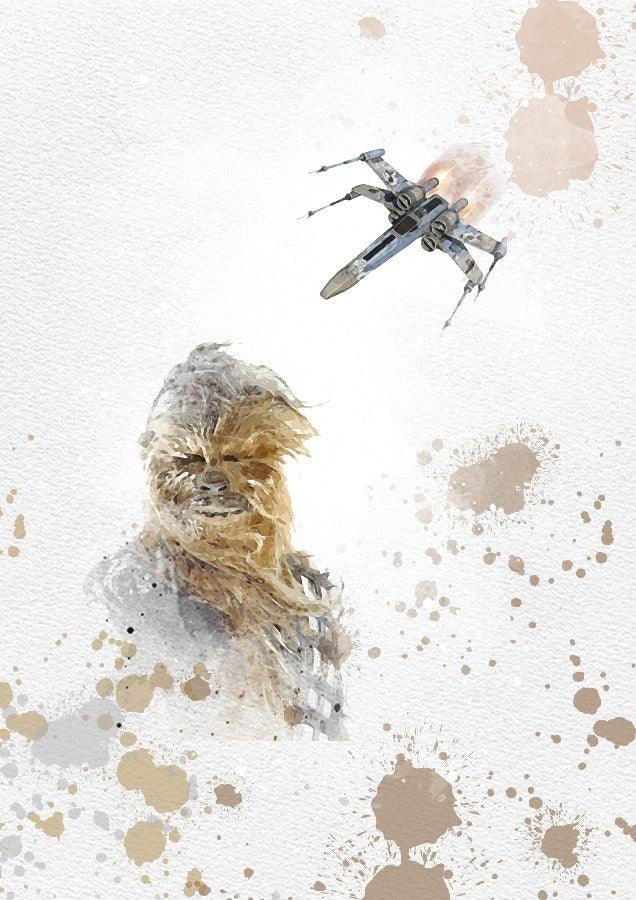 Star Wars Poster 8 Set Printable Watercolour Print - 98typesPRINTABLES