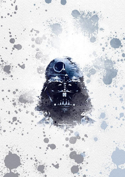 Star Wars Poster 8 Set Printable Watercolour Print - 98typesPRINTABLES