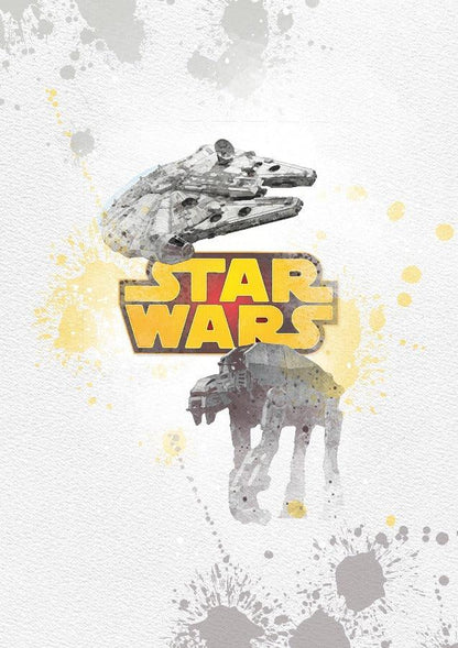 Star Wars Poster 8 Set Printable Watercolour Print - 98typesPRINTABLES
