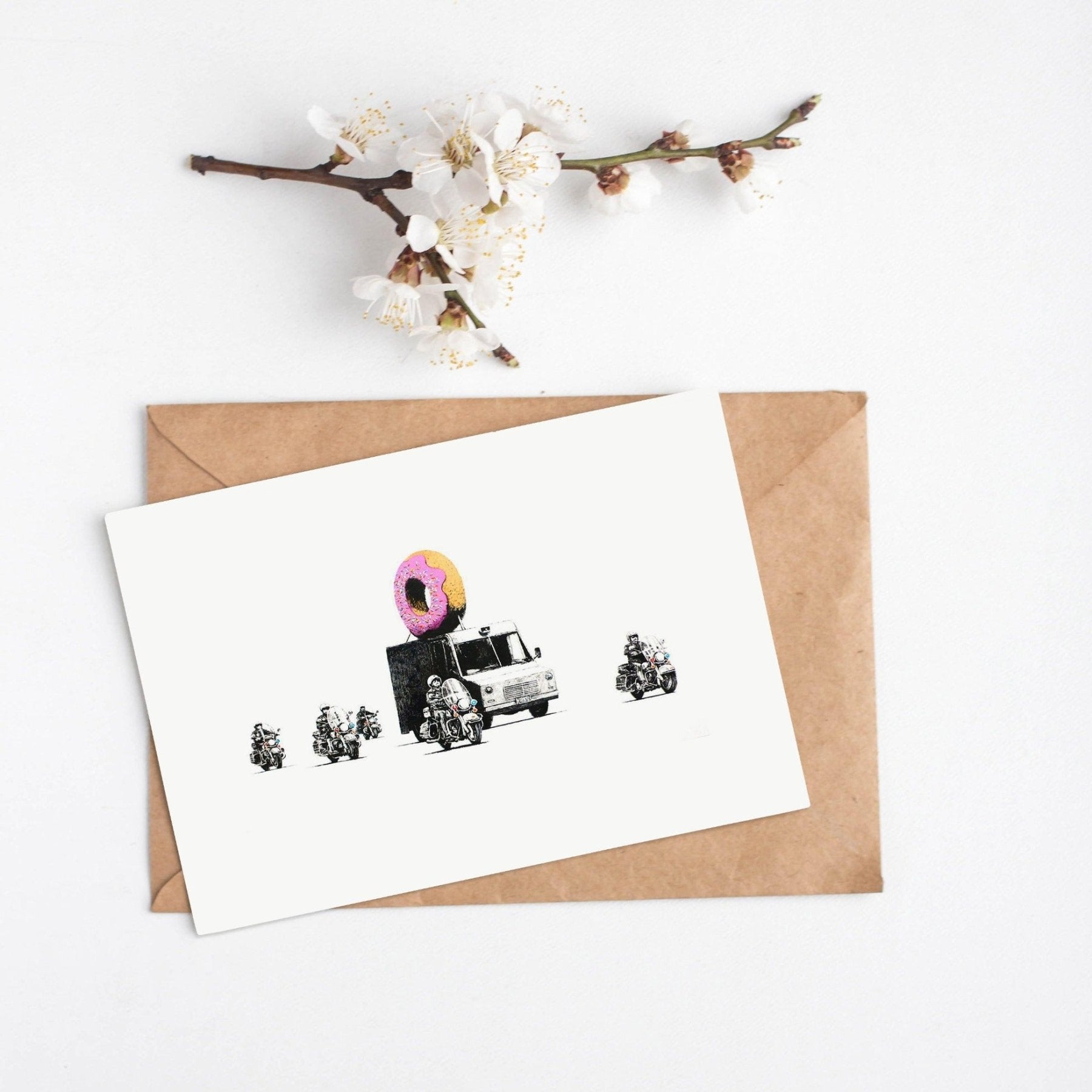 Banksy Donut Poster Art Print - 98typesstreet art