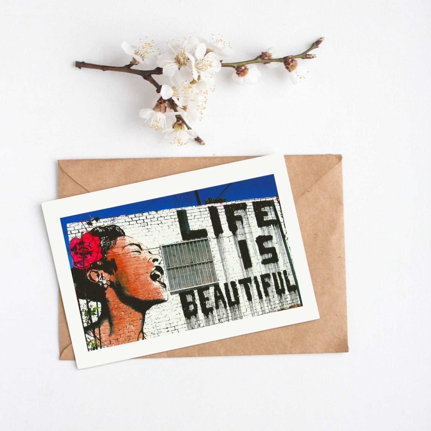 Banksy Life is Beautiful Print - 98typesstreet art